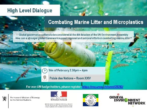 High Level Dialogue: Combating Marine Litter and Microplastics